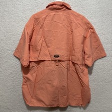 Chemise De Pêche Cabela's Guidewear Homme – Orange, Taille M, Nylon Respirant