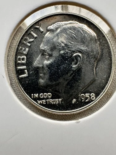1958 (P) Roosevelt Dime 10¢ - BU - Choice to Gem Uncirculated