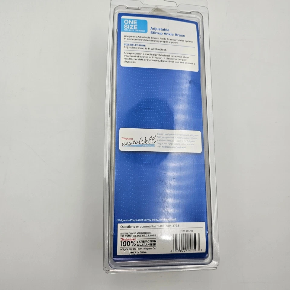 Tobillera estribo ajustable izquierda derecha talla única estabilizar lesiones NUEVO sellado Foto 3 de 4