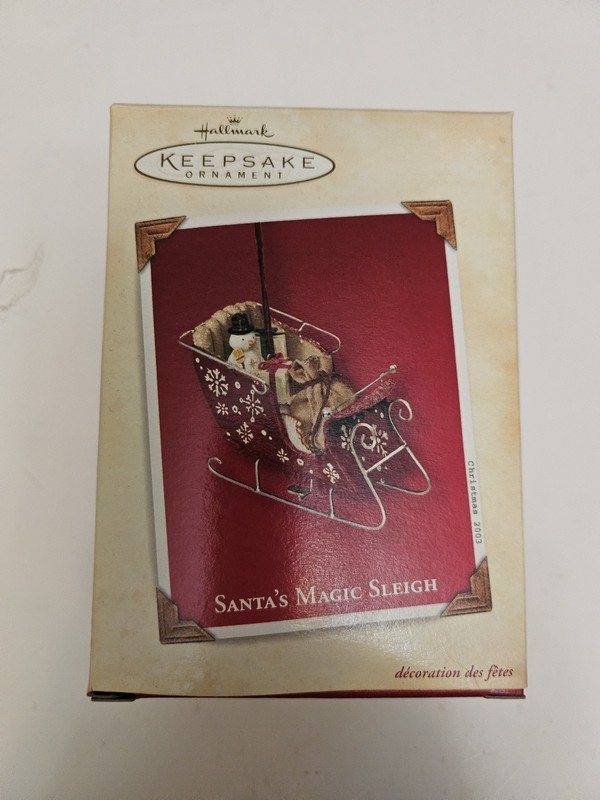 Hallmark Keepsake Ornament Santa's Magic Sleigh