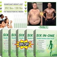 6-in-1 Health Solution Oral Liquid for Weight Loss  Blood Sugar Support