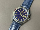 Vintage Orient Crystal 3 Star Blue Dial 35mm Men's Watch