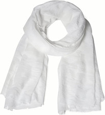 Women Summer Cotton Linen Scarf Crinkle Long Beach Shawl Wrap Hijab with Fringe