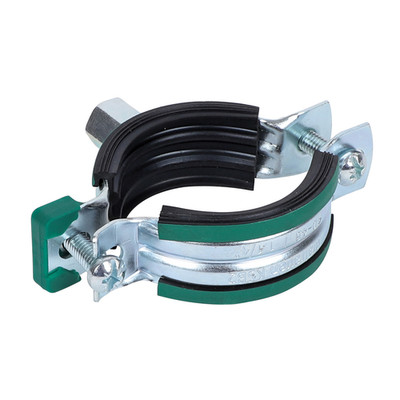 Walraven KSB2 Zweischrauben-Rohrschelle M8/10 ev mit EPDM Schallschutz 15-160mm