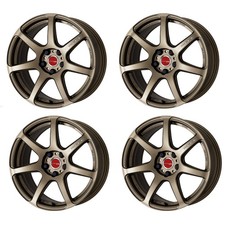 Work Emotion T7r Wheels 18x8.5j45 5x100 Titaniumahg Set Of 4