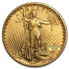 $20 Saint-Gaudens Gold Double Eagle XF (Random Year) - eBay