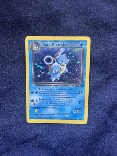 Pokémon TCG Dark Blastoise 3/82 Team Rocket Holo Rare WOTC Card