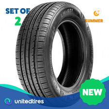 Set Of 2 New P 20555r16 Lionhart Lh-501 91v