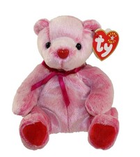TY Beanie Baby - ROMANCE the Valentines Day Bear (7 inch) - MWMT's Stuffed Toy