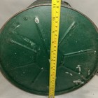 Vintage green painted galvanized canister with spigot — photo 7