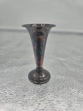Kleine Vase &ndash; Silverplated &ndash; Made in England &ndash; versilbert &ndash; Vintage &ndash; 10 cm