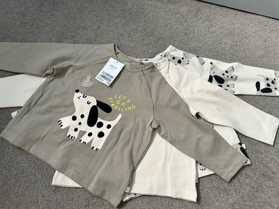 Next Jungen 3er-Pack Langarmshirts brandneu mit Etikett Alter 12-18 Monate