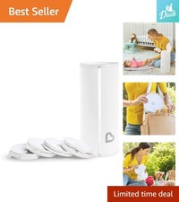 Toss Disposable Diaper Pail - 5 Portable Units, 30 Diapers Each
