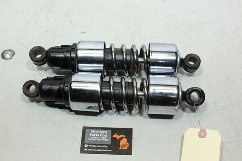 Harley Sportster Dyna Progressive Suspension? 11.5" Rear Shock Set Chrome USA