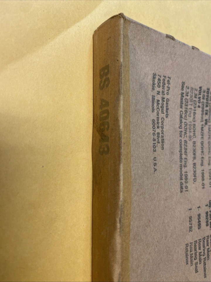 Fel-Pro BS 40643 Engine Crankshaft Seal Kit! Free Shipping! - Image 3 of 4