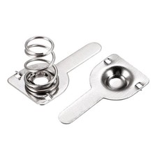 Battery Spring Plate AAA Battery Spring Contact Nickel Plate 9.5mmx9mm 10 Set