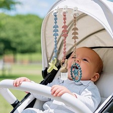 Baby Pacifier Lanyard Silicone Anti-Drop Chain Clip Holder Soother Strap