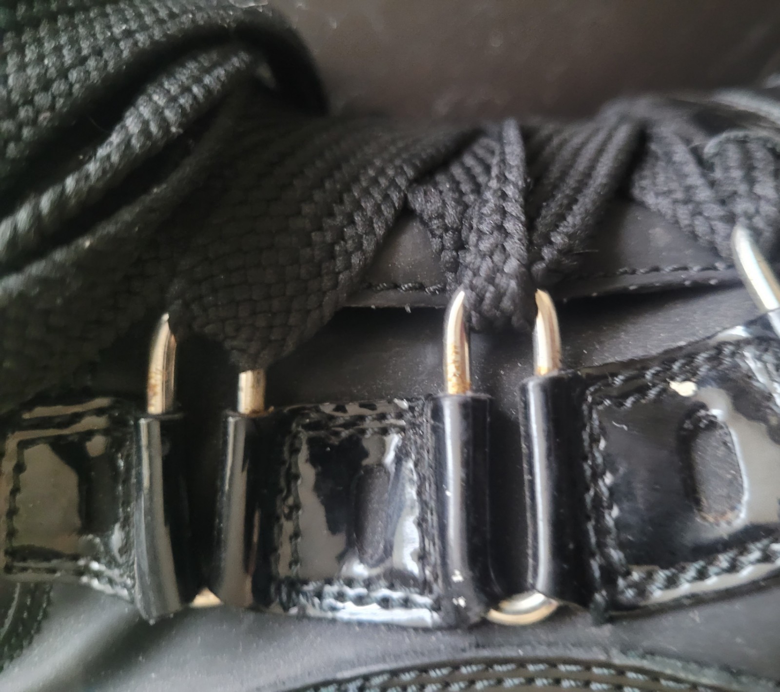 Puma Fenty By Rihanna Eyelet Sneaker Platform Boot Wedge Shoes Black thumbnail 7