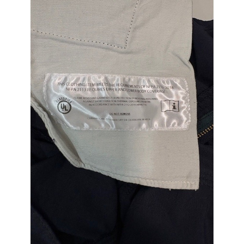 Carhartt FR Relaxed Fit Ripstop Pants Men 46x34 Navy CAT 2 Flame Resistant Cargo thumbnail 10