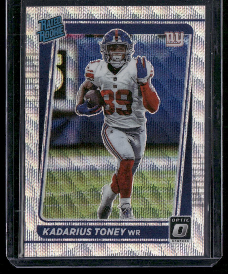 2021 Donruss Optic #212 Kadarius Toney Wave #/299