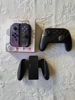 Switch Controller Bundle: 2 Joy Cons, 1 Halterung, 1 Procontroller + Kabel