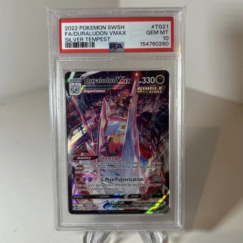The Pokémon Company Duraludon VMAX TG21/TG30 Silver Tempest Holo 330HP PSA 10