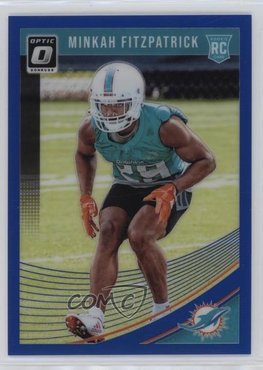 2018 Donruss Optic Rookies Blue Prizm /149 Minkah Fitzpatrick #103 Rookie RC is2