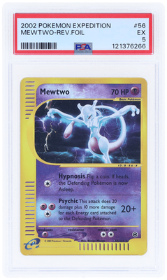 2002 Pokemon Expedition Mewtwo Reverse Holo #56 PSA 5 | eBay