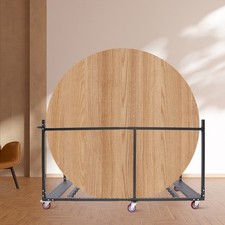 Folding Table Rack Dolly Cart Max Capacity 8 Round Table or 12 Folding Table