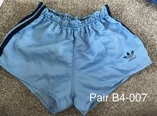 Vintage 1980’s Adidas shiny nylon sports shorts glanz exercise gym running beach