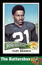 1975 Topps #524 Cliff Branch RC EXMT+ X3735278