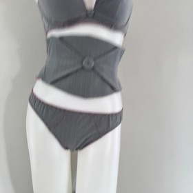 AGENT PROVOCATEUR Tweed Set THORA Pin-Up Bra Garter Belt WASPIE 34C M L 3 4 y2k