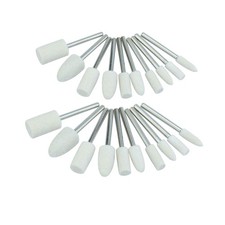 20 Pcs Wool Felt Polishing Wheels Grinding Bits for Dremel Rotary Tool