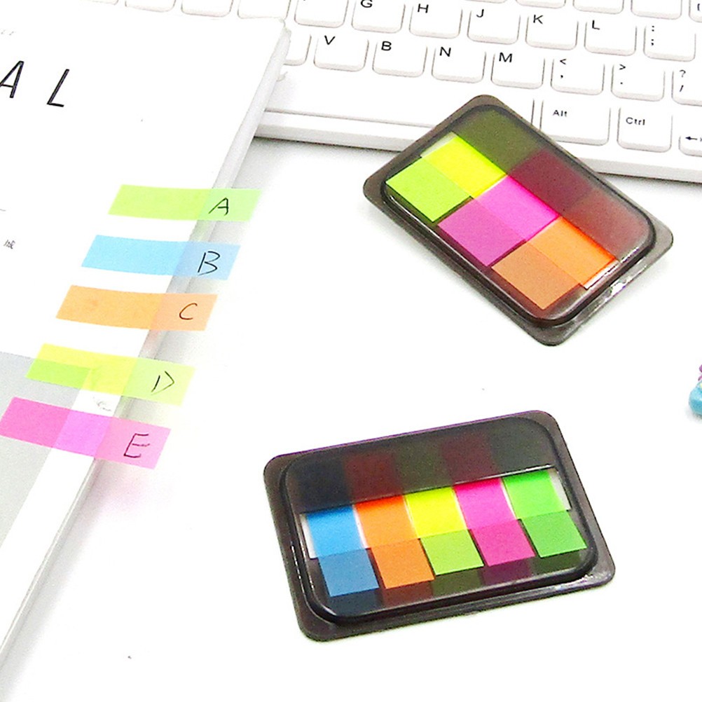 10 Boxes Page Tabs Annotation Labels Book Markers for Reading ...