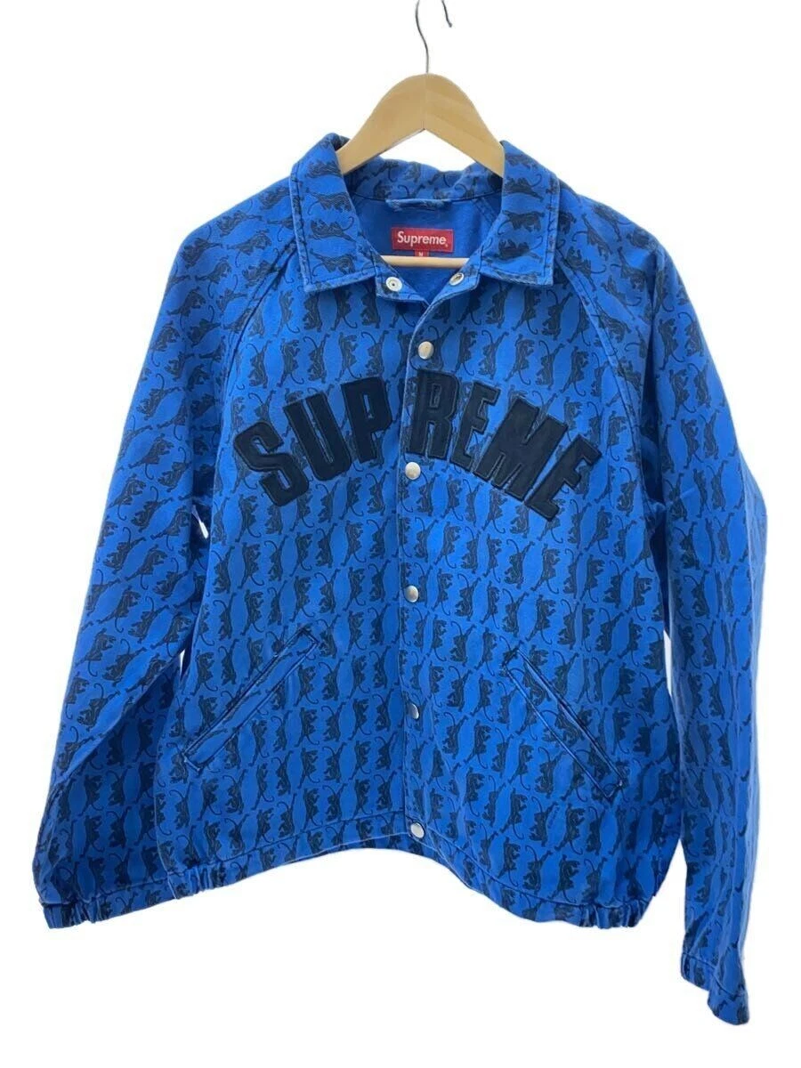 Veste Supreme Stadium 18AW Snap Front sergé M coton bleu occasion