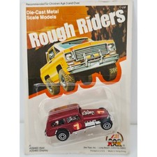 Vintage New 1981 Rough Riders Red 35 Chevy Metal Scale Die Cast Toy Car