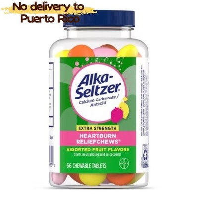 Alka-Seltzer Extra Strength Antacid Heartburn Relief Chews new