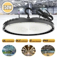150W UFO LED High Bay Light Commercial Warehouse Factory Lighting Fixture 5000K
