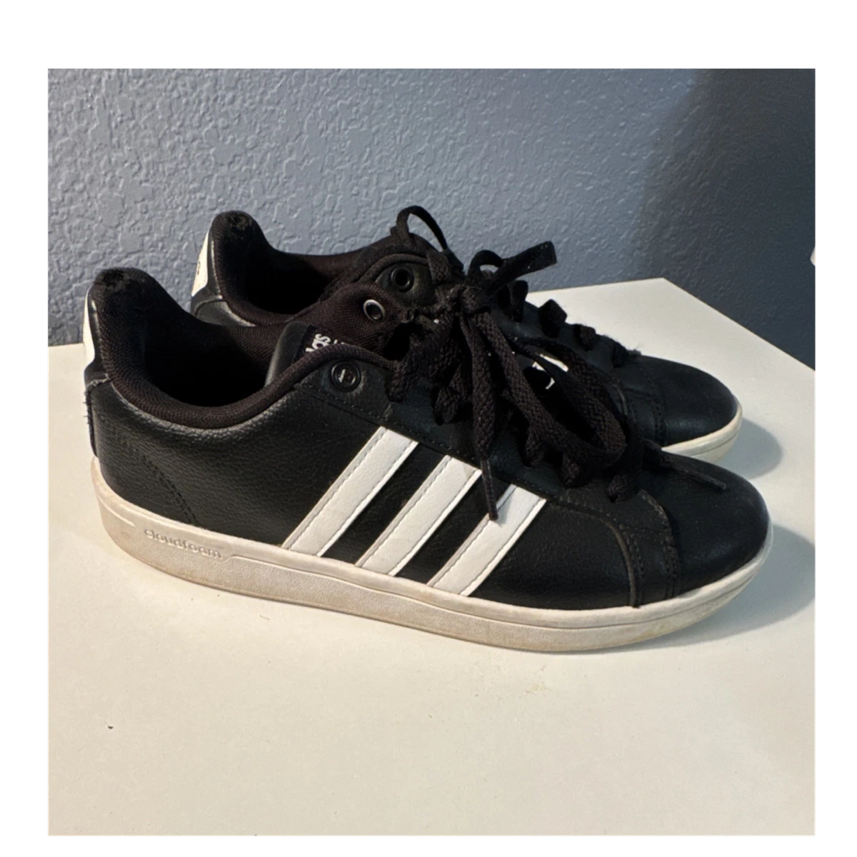 adidas gazelle silver green womens Adidas Cloudfoam Advantage Shoe – SWAG KICKS main image 0
