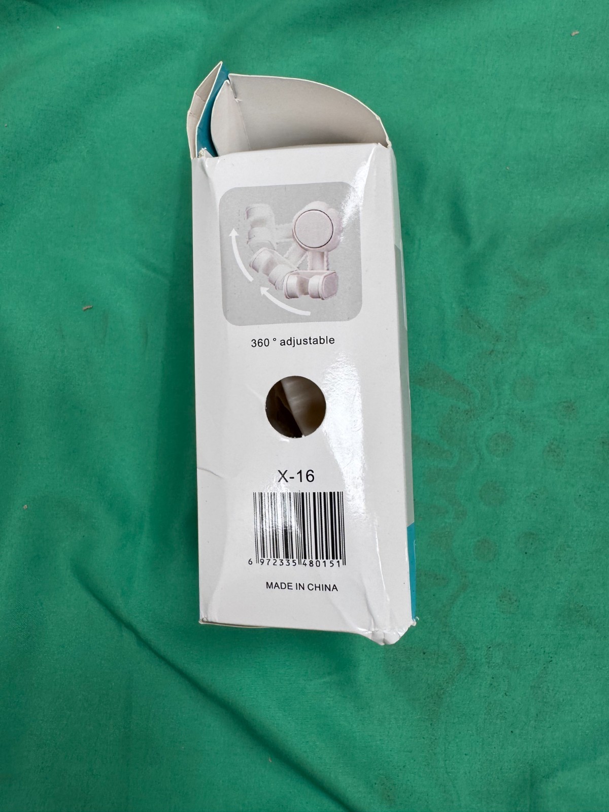 Multi-Function Suction Hook 360° Adjustable Wall Mount Shower Head Holder White image 8