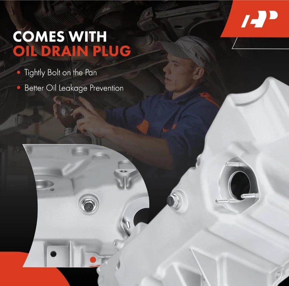 Compatible con cárter de aceite de motor A-Premium BMW X5 2011-2013, X6 2011-2014, 3,0 L 4,4 L Foto 3 de 4