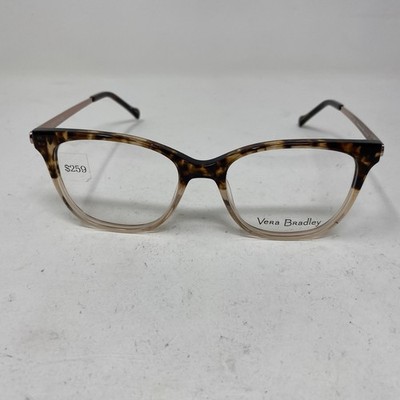 Vera Bradley Cody Happy Blooms 51-17-135 TORTOISE ROSE GOLD EYEGLASSES (987