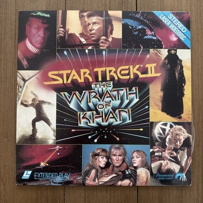 Star Trek 2 II the Wrath of Khan Extended Play Laserdisc Laser Disc LD Sci Fi