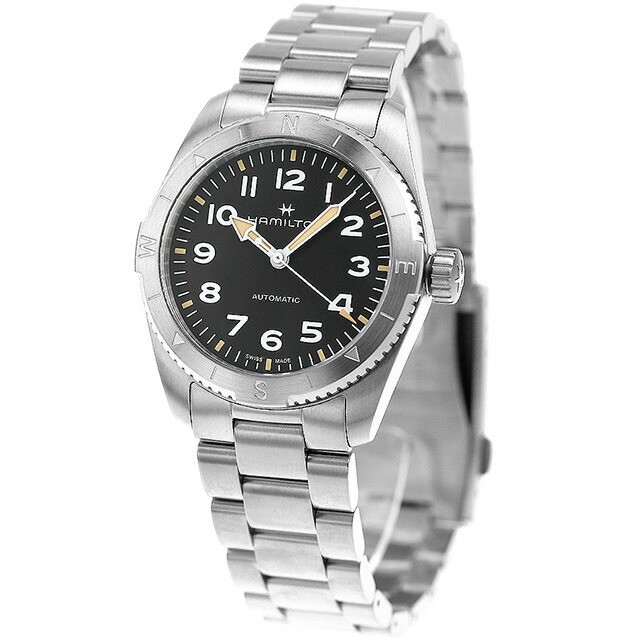 Unused HAMILTON Khaki Field Expedition H70225130 Black Sapphire