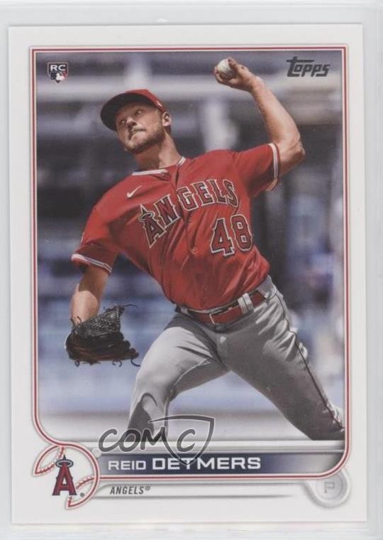 2022 Topps Series 1 Image Variation SP Image Variation Reid Detmers #201 5j8