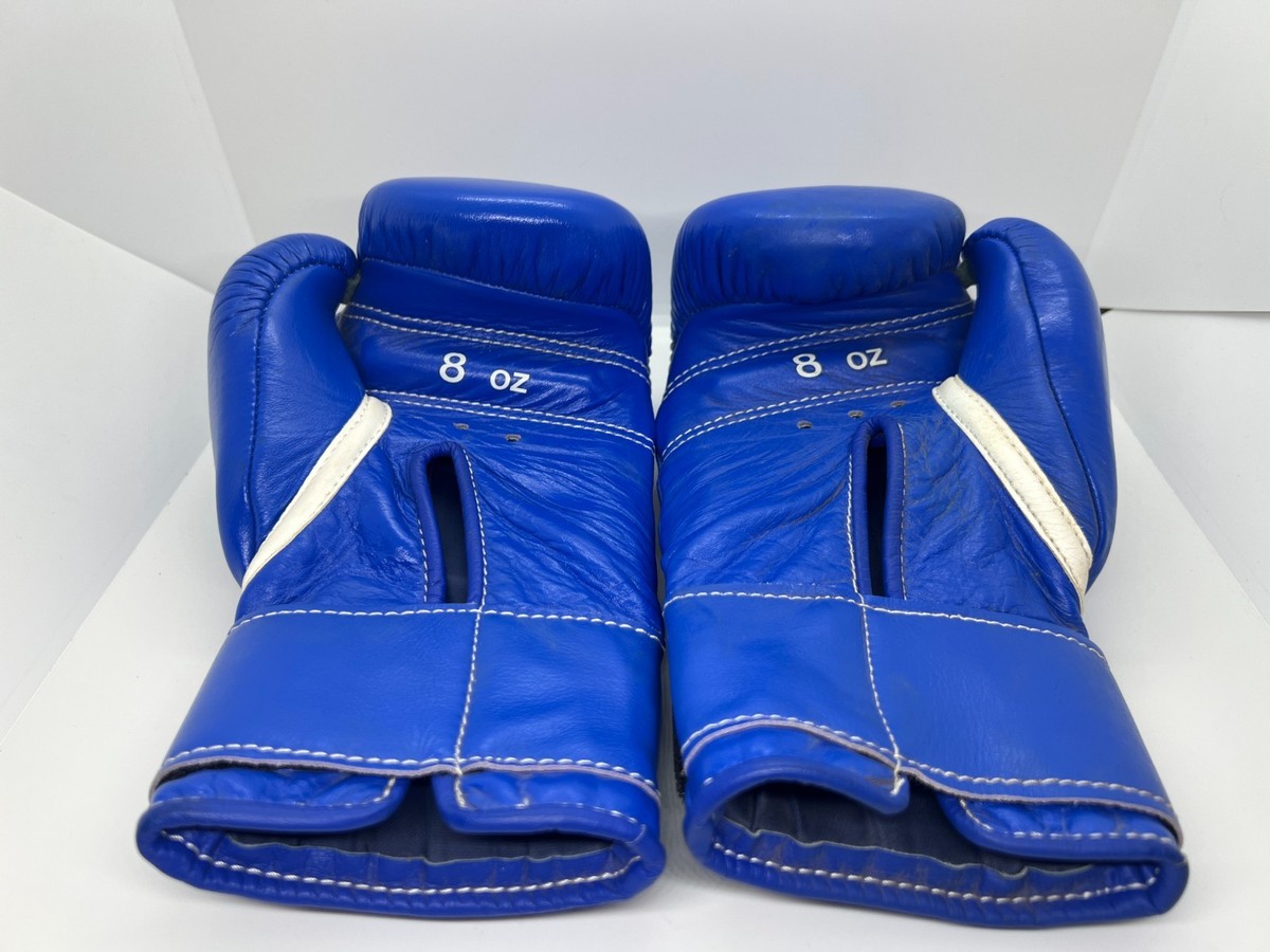 Winning MS-200B 8oz Blue Pro Tape Type Leather Made in Japan Good