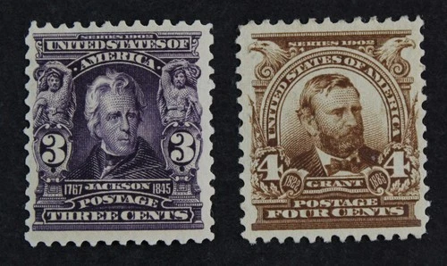 CKStamps: US Stamps Collection Scott#302 Mint H OG #303 Unused NG