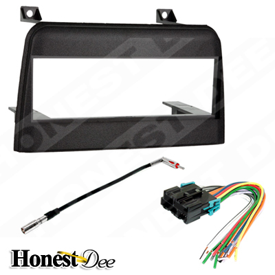 99-3100 Car Stereo Single Din Radio Install Dash Kit & Wires for Saturn S Series