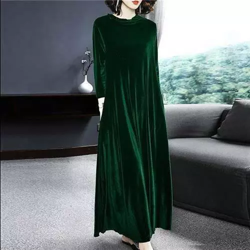 M and hotsell s velvet dress
