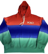 Polo Ralph Lauren Ombre Spectre Hoodie Sweatshirt Men  s Size L Color Block